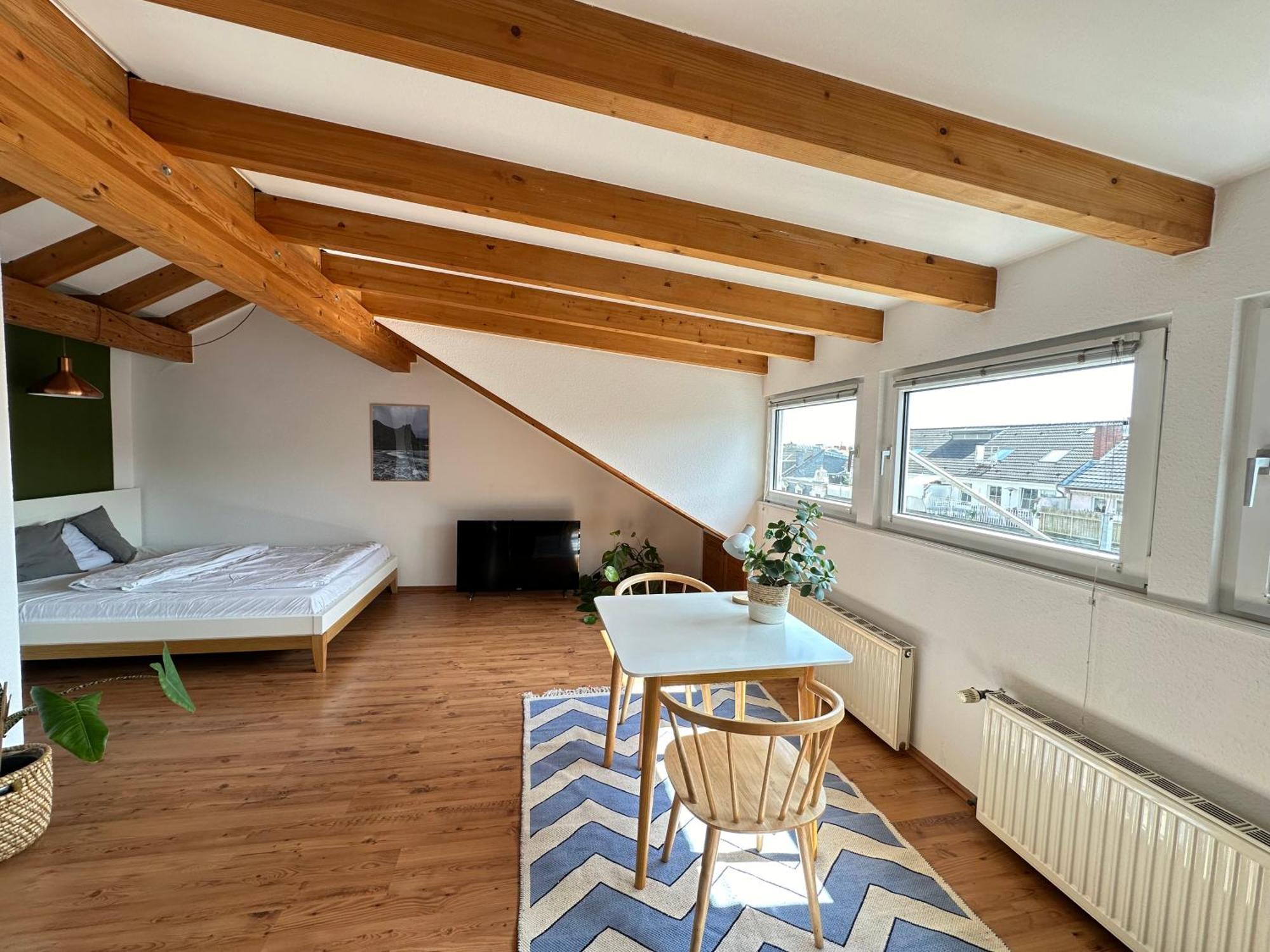 Cozy Loft With A View, Central, Close To Tradefair Apartment